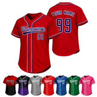 Custom Baseball Jersey Personalized Baseball Shirt Stitched Printed Team Sports Practice Uniform for Men Women Boy