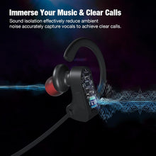 JOYWISE Bluetooth Wireless Headphones 16H Playtime Earbuds with Mic Stereo in-Ear Earphones, IPX7 Waterproof Sports Sound Isolation AI Music Creation Headsets for Running, Gym, Workout