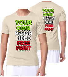 Custom T-Shirts for Men Women Design Your Own Shirt with Text Image Personalized Tee Printed Front/Back