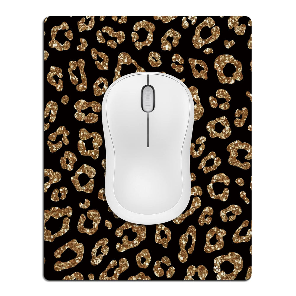 Small Mouse Pad 3 Pack, Mini Mouse Pads for Wireless Mouse and Laptop Computer, Portable Mousepad with Non-Slip Rubber Base & Waterproof Surface - Black -5.5 x 7 in