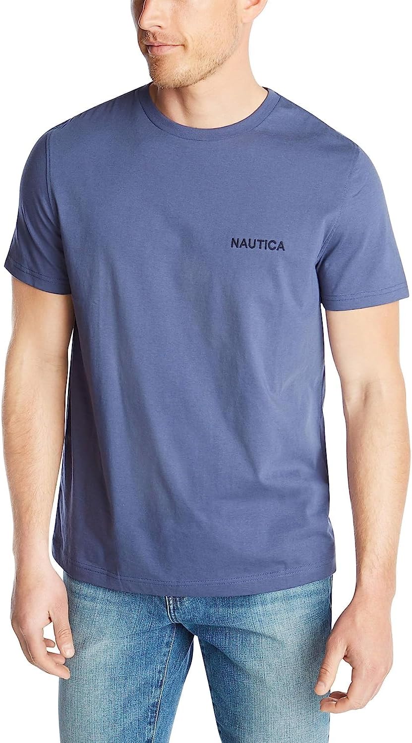 Nautica Short Sleeve Solid Crew Neck T-shirt Shirt