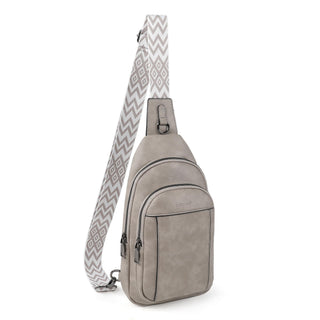 TANTOMI Small Sling Bags for Women, Leather Cross body Purses Bag for Daily Travel Leisure Sport Fanny Packs with Adjustable Strap
