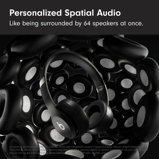 Beats Solo 4 - Wireless On-Ear Bluetooth Headphones, Up to 50-Hour Battery Life, Ultra-Lightweight Comfort, Powerful and Balanced Sound, Apple & Android Compatible - Matte Black