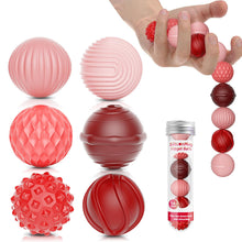 Silicone Magnetic Balls, Fidget Toys, 6-Pack Stress Relief Toys for Adults, Teens, Sensory Toy for Fingers Hands, Quiet Office Desk Toys with Textures, Magnet Fidget Fun Gift