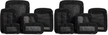 Aerotrunk Compression Packing Cubes for Travel - Luggage Organizer Bags - Double Zipper Packing Cubes for Suitcases (6-Pack, Beige)