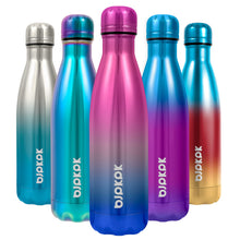 BJPKPK 17oz Insulated Water Bottles Stainless Steel Sports Water Bottles Keep Cold and Hot for Travel Dishwasher Safe,Olive Green