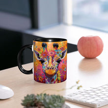 Yrebyou Giraffe Coffee Mug 11oz Ceramic Tea Cup for Women Men Birthday Christmas Gifts Office Home Microwave Funny Novelty
