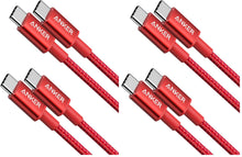 Anker USB C to USB C Cable, Type-C 60W Fast Charging Cable (6 FT, 2Pack) for iPhone 17 Series, iPad mini 6 and More (Black)