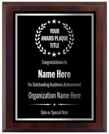 Award Plaques Personalized with Your Text and Title - Engraved Plaque Customized for Employee Appreciation, Recognition, Retirement, Service, Thank You, and more - Custom Awards for Employees, Co-Worker, Friends - Choose Your Size: (6x8 Gold/Black)