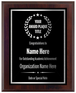 Award Plaques Personalized with Your Text and Title - Engraved Plaque Customized for Employee Appreciation, Recognition, Retirement, Service, Thank You, and more - Custom Awards for Employees, Co-Worker, Friends - Choose Your Size: (6x8 Gold/Black)