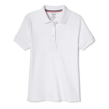 French Toast Girls' Short Sleeve Picot Collar Polo School Uniform Shirt (Standard and Plus)