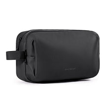 BAGSMART Toiletry Bag for Men, Travel Toiletry Organizer Dopp Kit Water-resistant Shaving Bag for Toiletries Accessories, Door Room Essentials, Black-medium