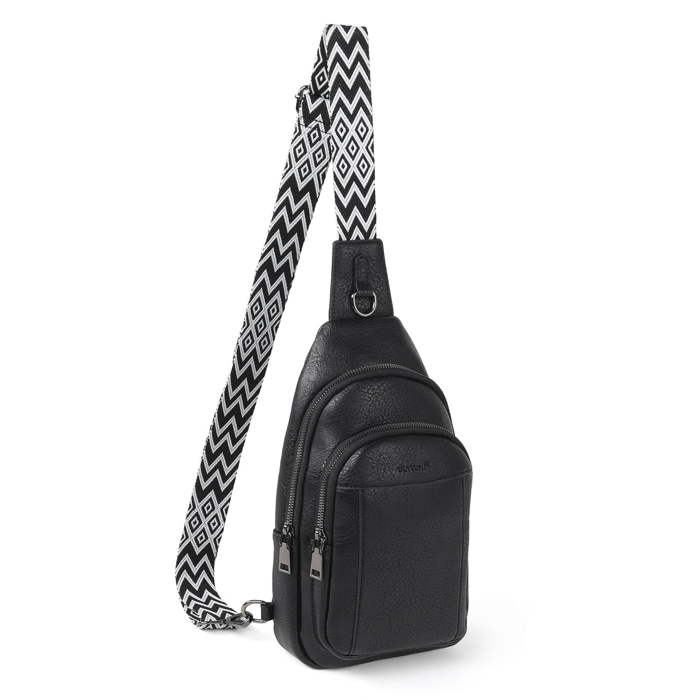 TANTOMI Small Sling Bags for Women, Leather Cross body Purses Bag for Daily Travel Leisure Sport Fanny Packs with Adjustable Strap