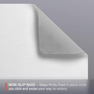 SteelSeries QcK Cloth Gaming Mouse Pad - Exclusive Micro-Woven Surface - Optimized for Gaming Sensors - Maximum Control - Size M - White