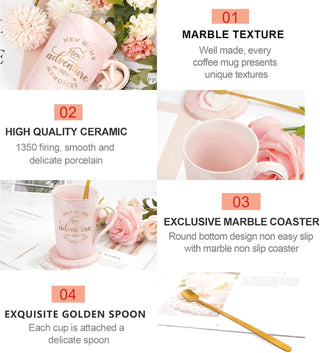 Maustic House Warming Gifts New Home, New Home Gift Ideas for Women Men Couple, Housewarming Gifts, Closing Gift for House Buyers, First Apartment Essentials, 14 Oz Pink & Gray