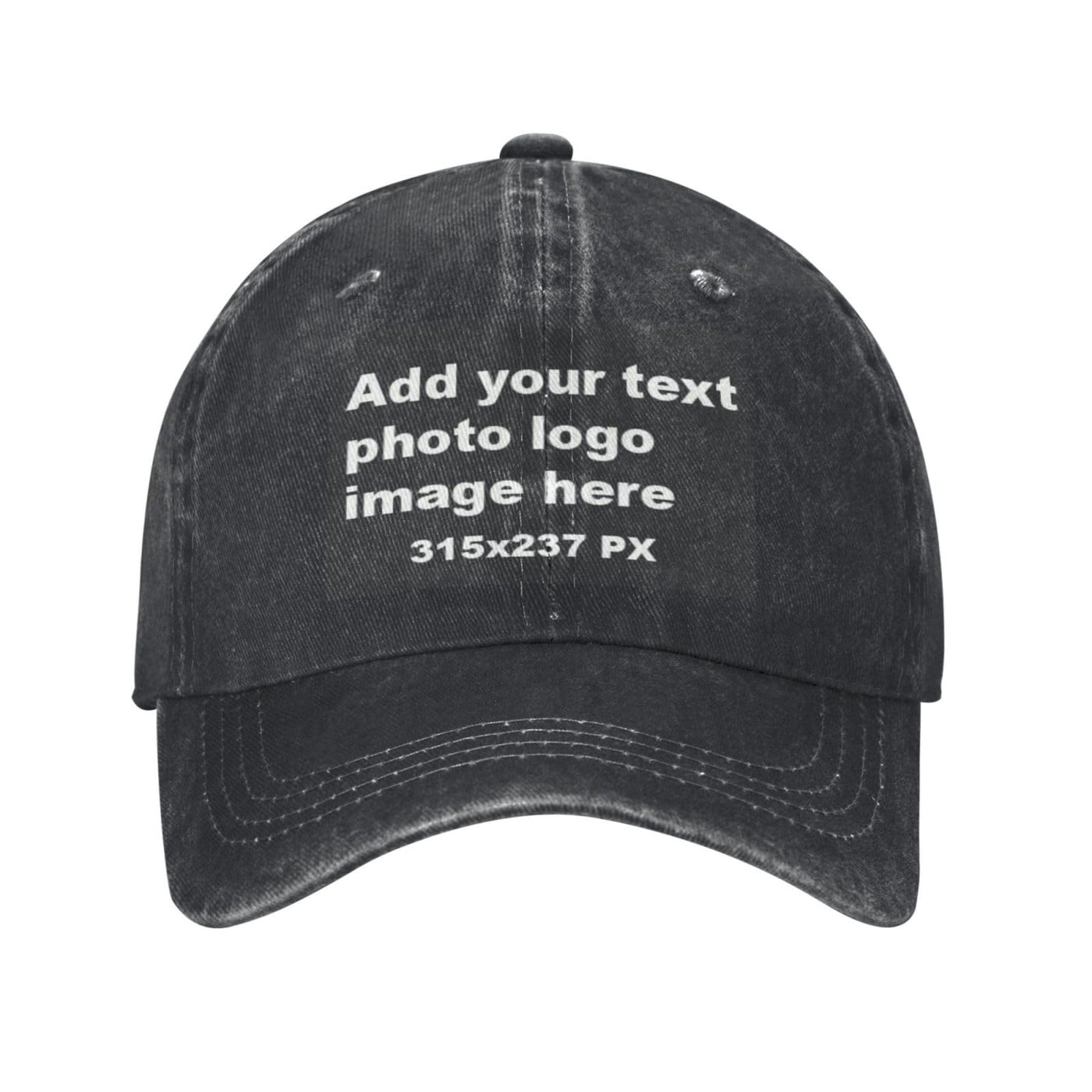 Custom Baseball Hats for Men & Women - Add Text/Photo/Logo - Adjustable Breathable Outdoor Hat, Sports & Casual- Bulk Supply