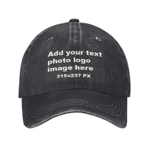Custom Baseball Hats for Men & Women - Add Text/Photo/Logo - Adjustable Breathable Outdoor Hat, Sports & Casual- Bulk Supply