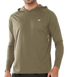 NORTHYARD Men's UPF 50+ Rash Guard Hoodie Long Sleeve Sun Protection Shirt Fishing Swim Beach Hiking Quick Dry Lightweight