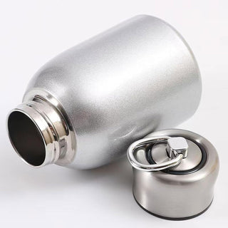 Mini Vacuum Insulated Tumbler Small Stainless Steel Thermal Bottle Water Flask Thermal Cups for Hot and Cold Drinks Travel Coffee Mug 10.2 oz/300ml Silver