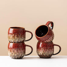 Large Ceramic Coffee Mug - 20oz Big Tea Cup, Red | Large Tea Mug, Microwave Safe, Dishwasher Safe