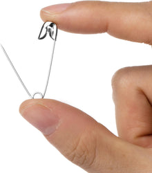 Mr. Pen- Safety Pins, 1.1 Inch, 200 Pack, Nickel Plated Steel, Rust Resistant, Bulk Small Safety Pins for Clothes, Crafts, Pinning, Sewing, Art