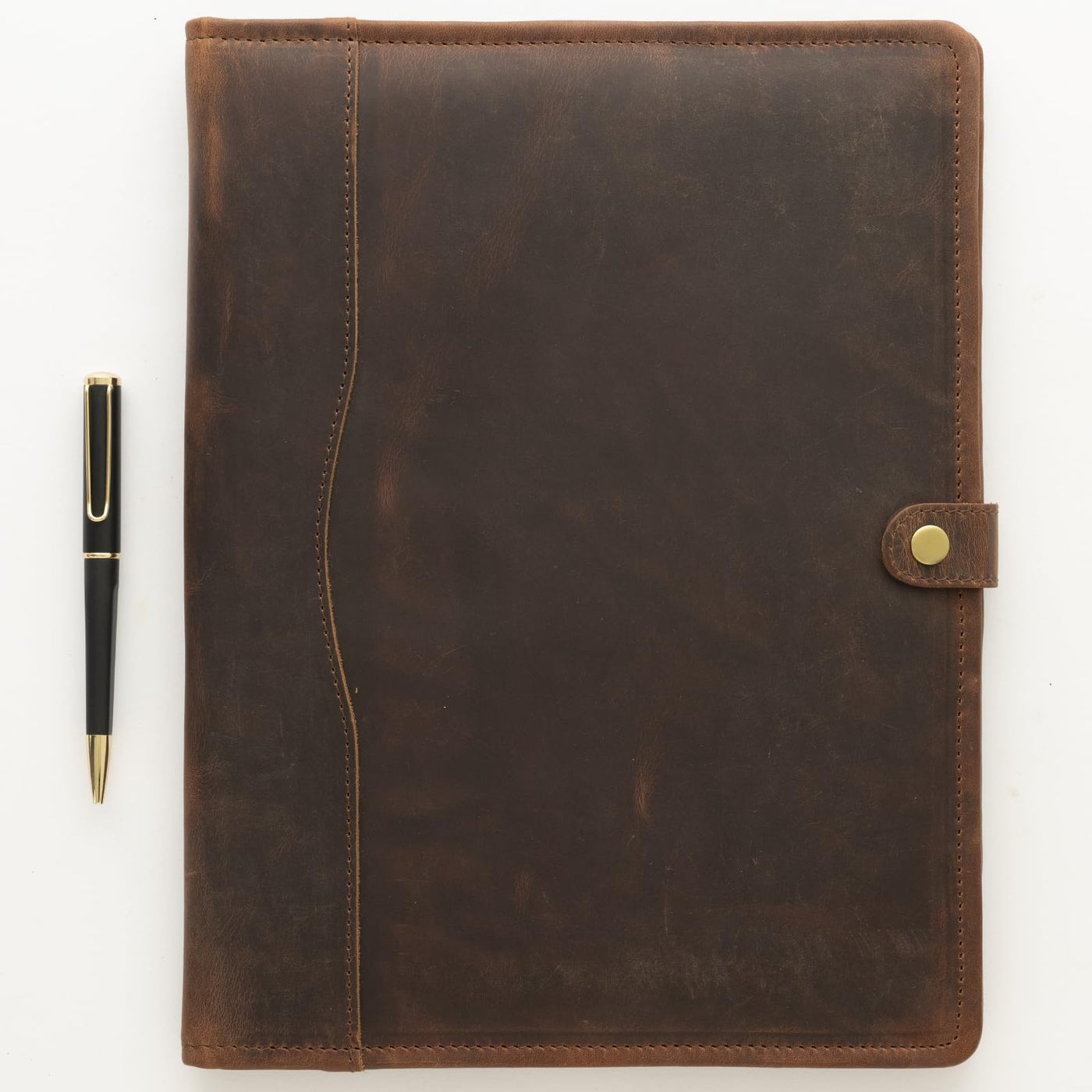 Leather Portfolio, Leather Binder with Pen, Leather Portfolio for Men and Women, Leather Padfolio, Leather Folder, Portfolio Binder, Business Portfolio Men and Women