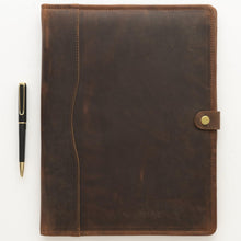 Leather Portfolio, Leather Binder with Pen, Leather Portfolio for Men and Women, Leather Padfolio, Leather Folder, Portfolio Binder, Business Portfolio Men and Women