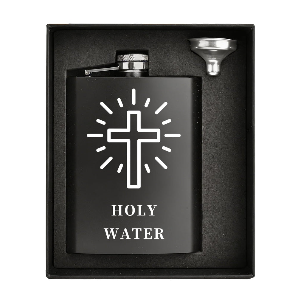 Custom Flask for Men Personalized Engraved 8 Oz Hip Flasks With Photo Text Customized Liquor Flask Gifts for Grandpa Men Him Dad Husband Fathers Day Christmas Groomsman (Custom Photos)