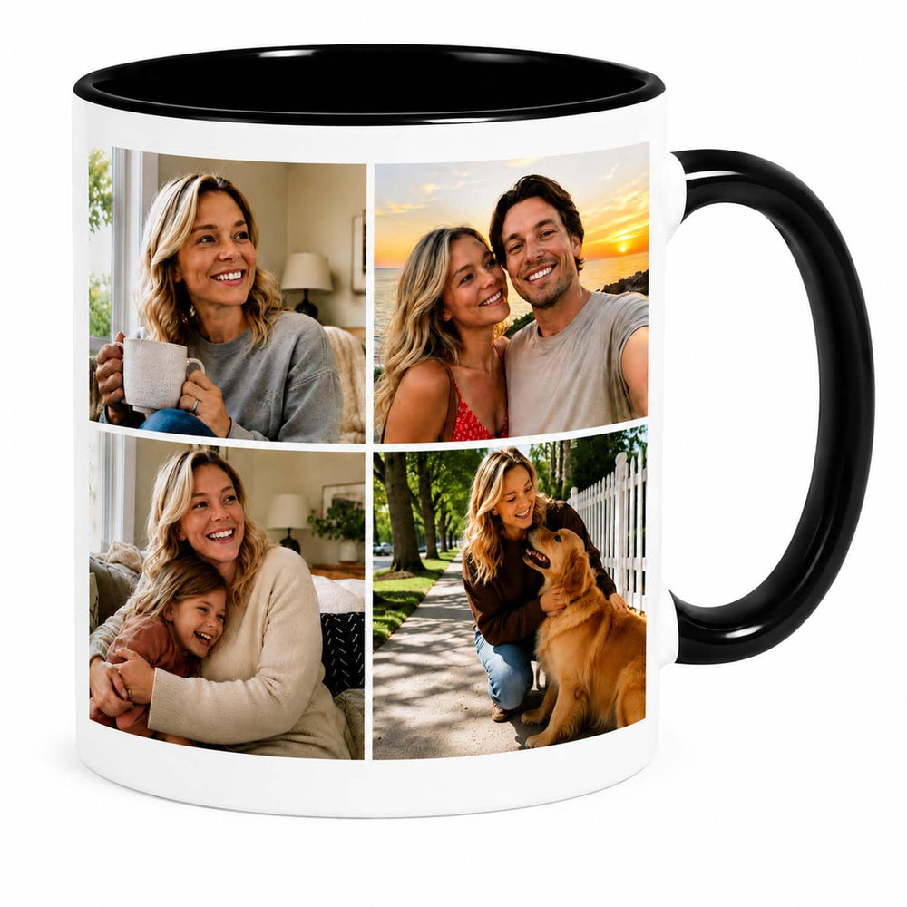 Custom Mug, Customized 15oz Photo Coffee Mug Personalized 11 Oz Ceramic Mug with Photo, Taza Personalizadas for Men Women Family