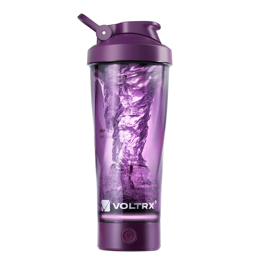 VOLTRX Premium Electric Protein Shaker Bottle, Made with Tritan - BPA Free - 24 oz Vortex Portable Mixer Cup/USB Rechargeable Shaker Cups for Protein Shakes