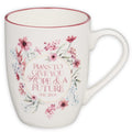 White & Pink Floral/Hope & Future