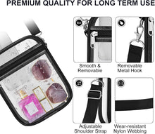 Clear Bag Stadium Approved Clear Purse for Women Clear Crossbody Bag for Stadium Events Concerts Festivals