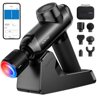 RENPHO Active Thermacool 2 Massage Gun with Heat and Cold, Fathers Day Dad Gifts [2026 Upgraded] Handheld Percussion Deep Tissue Neck Back Muscle Massager, FSA Approved Gift for Men Women Athletes HSA
