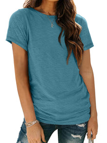 AUTOMET Women's Short Sleeve Shirts Summer Tops Crew Neck Basic Tees Casual Tshirts
