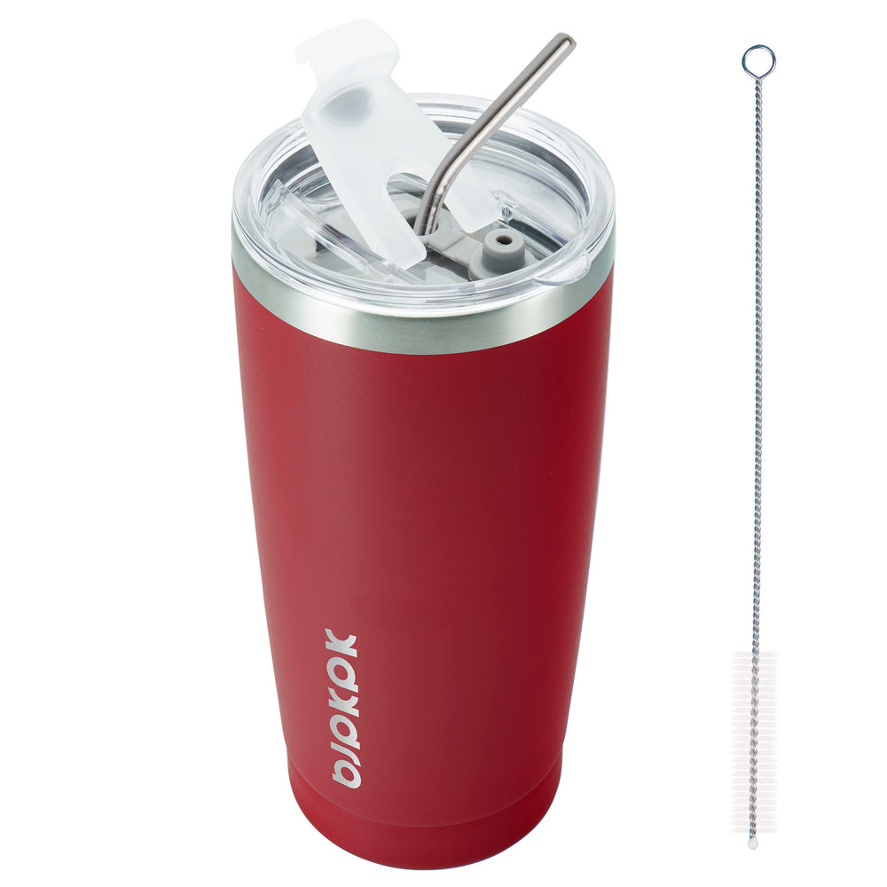 BJPKPK 30oz Stainless Steel Tumbler Color Block Insulated Tumblers Cup with Lid and Straw, Double Walled Travel Coffee Mug,Mint
