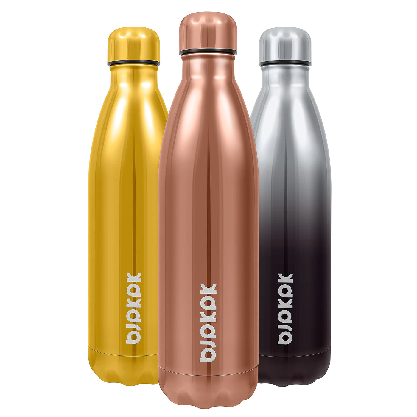 BJPKPK 17oz Insulated Water Bottles Stainless Steel Sports Water Bottles Keep Cold and Hot for Travel Dishwasher Safe,Olive Green