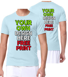 Custom T-Shirts for Men Women Design Your Own Shirt with Text Image Personalized Tee Printed Front/Back