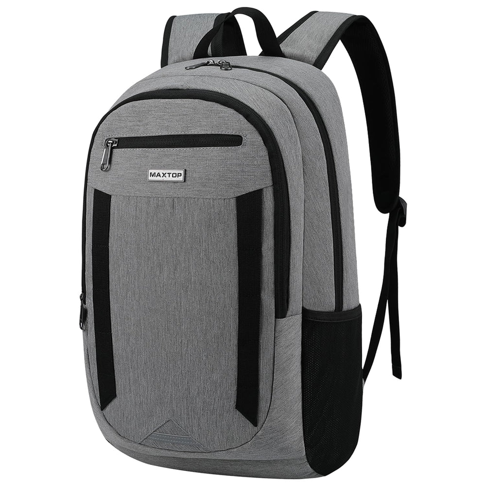 MAXTOP Deep Storage Laptop Backpack Business Anti-theft Backpacks[Water Resistant] College Computer Bookbag Fits 15 Inch Laptop Black