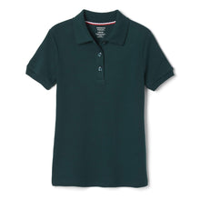 French Toast Girls' Short Sleeve Picot Collar Polo School Uniform Shirt (Standard and Plus)