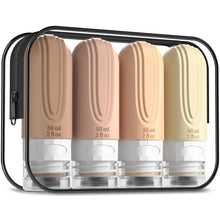 Mrsdry Travel Bottles for Toiletries, Tsa Approved 3oz Travel Size Containers BPA Free Leak Proof Refillable Liquid Silicone Squeezable Travel Accessories for Shampoo Conditioner Lotion (4 Pack)