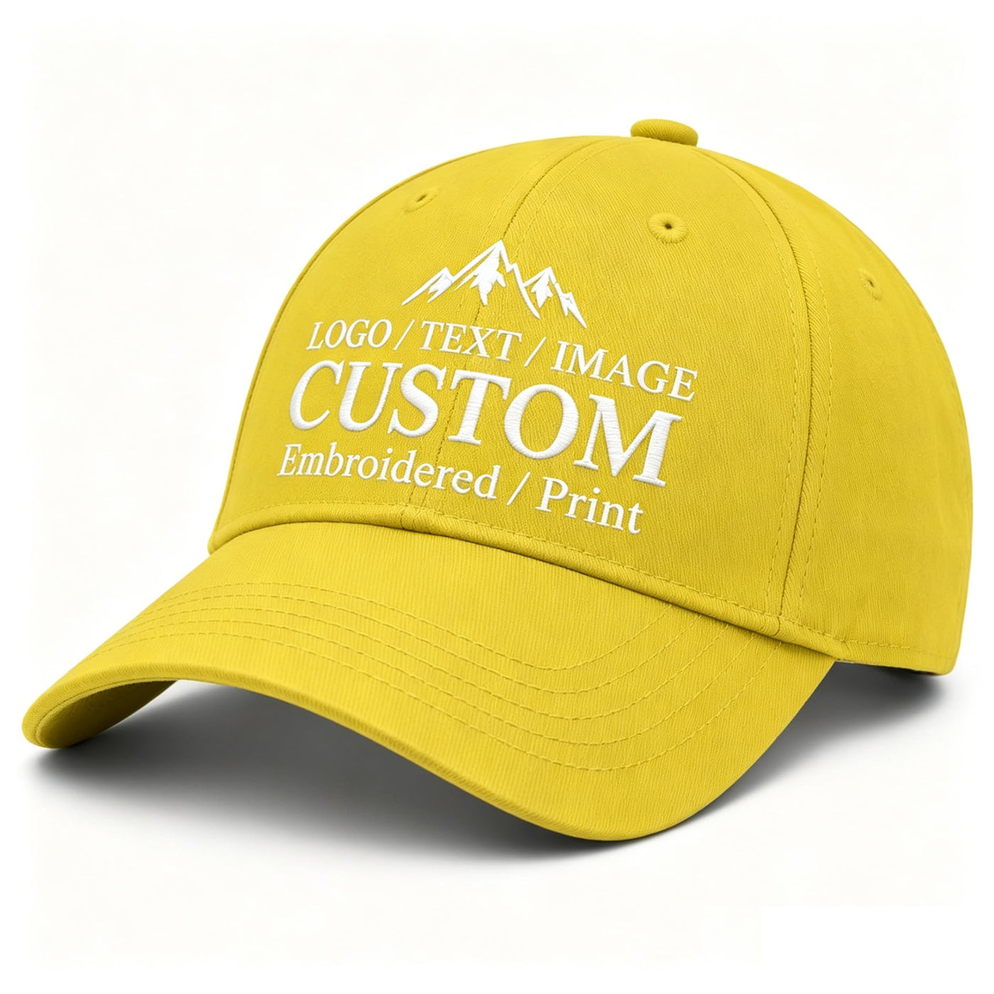 Bulk Custom Baseball Cap Personalized Hats Embroidered Hat with Your Text Logo Photo for Men Women Classic Duckbill Caps