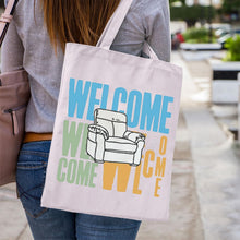 WCGXKO Armchair Expert Gift Welcome Welcome Welcome Armcherry Podcast Fan Merch Canvas Tote Bag