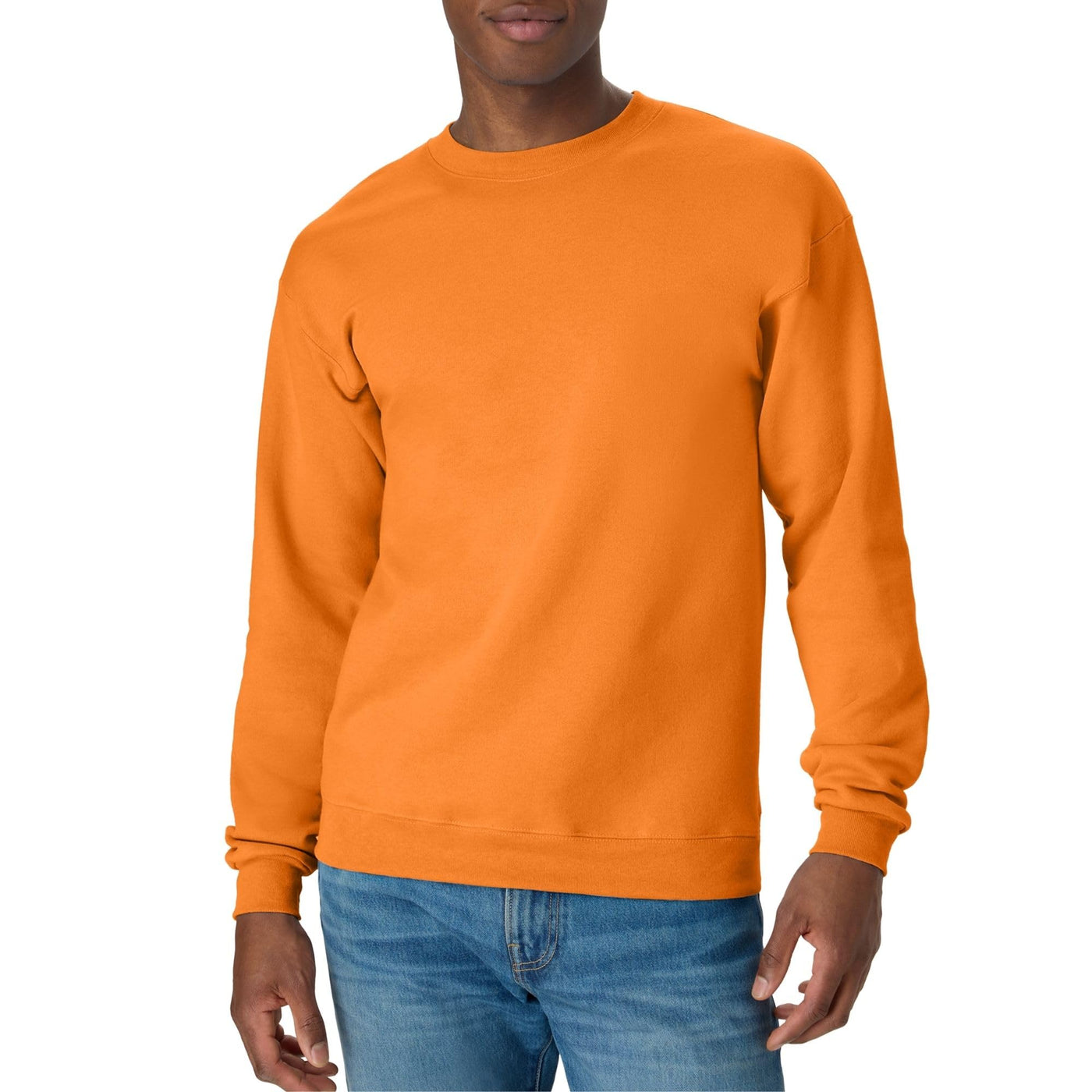 Hanes Men's Sweatshirt, EcoSmart Fleece Crewneck Sweatshirt, Big & Tall Available, 1 or 2-Pack