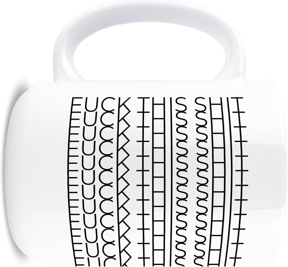 Hogg Hidden Message Coffee Mug, 15 oz Ceramic Sarcastic Coffee Cup, Gag Gifts for Women, White Elephant Gifts, Secret Message Cup, Funny Mug, Adult Humor, Humor Gift for Women, Novelty Items