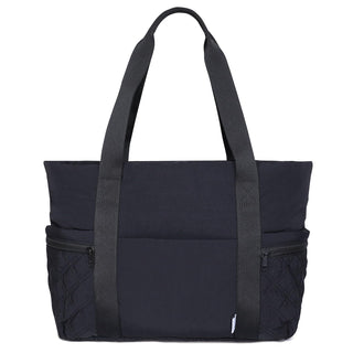 NOL Lightweight Puffer Tote Bag for Women-Quilted Shoulder Bag with Zippered Compartments | Waterproof Puffy Handbag for Work