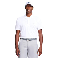 Izod Men's Performance Golf Grid Short Sleeve Stretch Polo Shirt