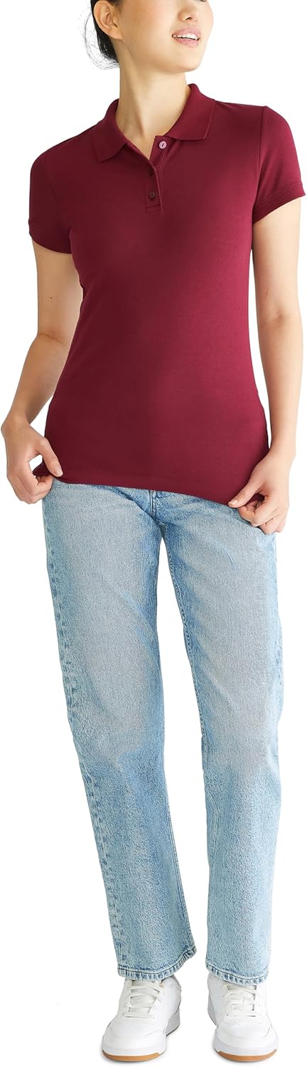 Aeropostale Women's Aero Uniform Polo Short Sleeve
