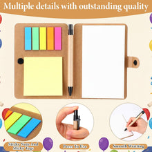 Resurhang 36 Pack Appreciation Gifts Bulk Inspirational Spiral Notebook with Sticky Note Pen, Note Pads Motivational Journals Thank You Gifts for Employee Volunteer Teacher Nurse Team (Pattern)