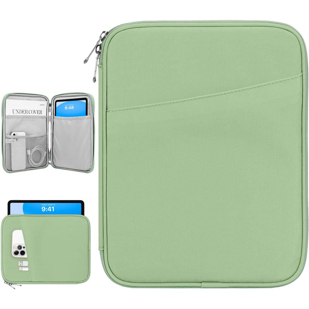 Dadanism 9-11" Tablet Sleeve Bag Carrying Case for iPad (A16) 11th Gen 11", iPad 10th Gen 10.9" Air 5/4, iPad Air M4/Pro 11", iPad 9/8/7th, Galaxy Tab A11+ Plus 11", Remarkable 2 10.3", Black