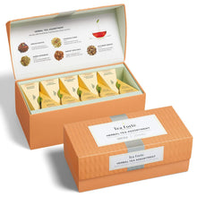 Tea Forte Premium Presentation Box Gift Set Sampler, 20 Count, Assorted Blends Individually Wrapped Handcrafted Pyramid Infuser Bags, Herbal Retreat Tea